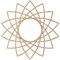 Ekena Millwork Eleanor Wood Fretwork Pierced Ceiling Medallion, Alder, 36"OD x 13 7/8"ID x 3/8"T CMWP36X36X0375EAAL - alternate 4